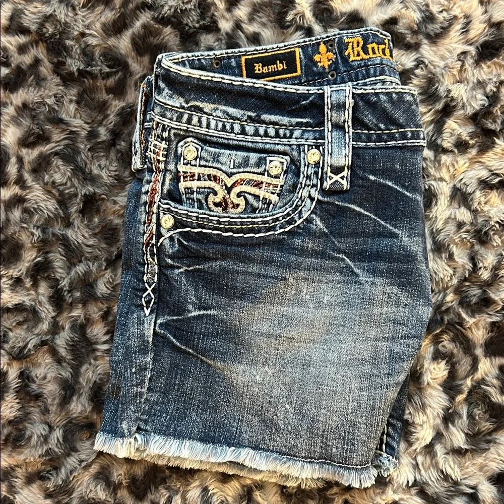 Rock Revival Bambi Jean Shorts TAG SIZE 30 - Picture 8 of 16